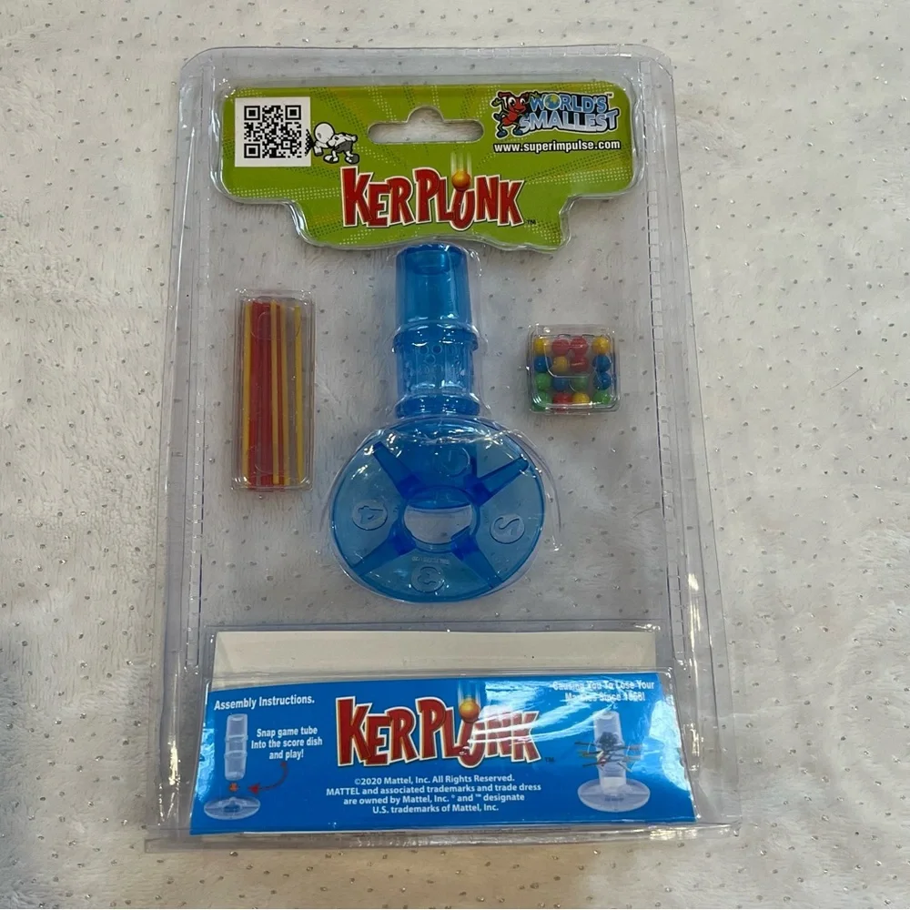 Worlds Smallest KERPLUNK Marble Game Of Skill Doll House Mattel Miniature Toy
